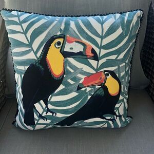 Allen Roth Almohada Decorative In/outdoor Graphic Pillow